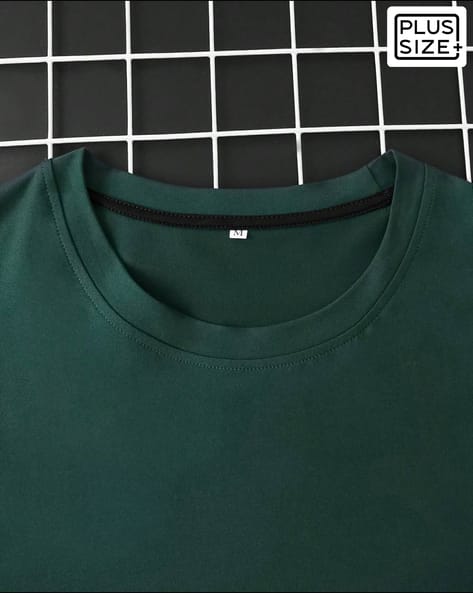 Short Sleeve Graphic Back Print Crew Tshirt